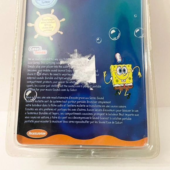 2005 Spongebob Squarepants MP3 Sound Case Built In Speakers - Picture 8 of 16